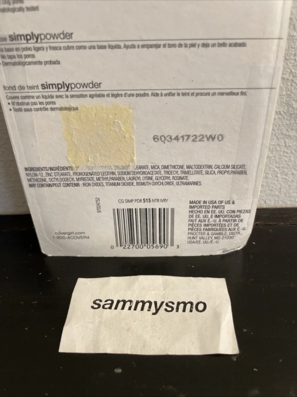 Covergirl Simply Powder Foundation Natural Ivory 515